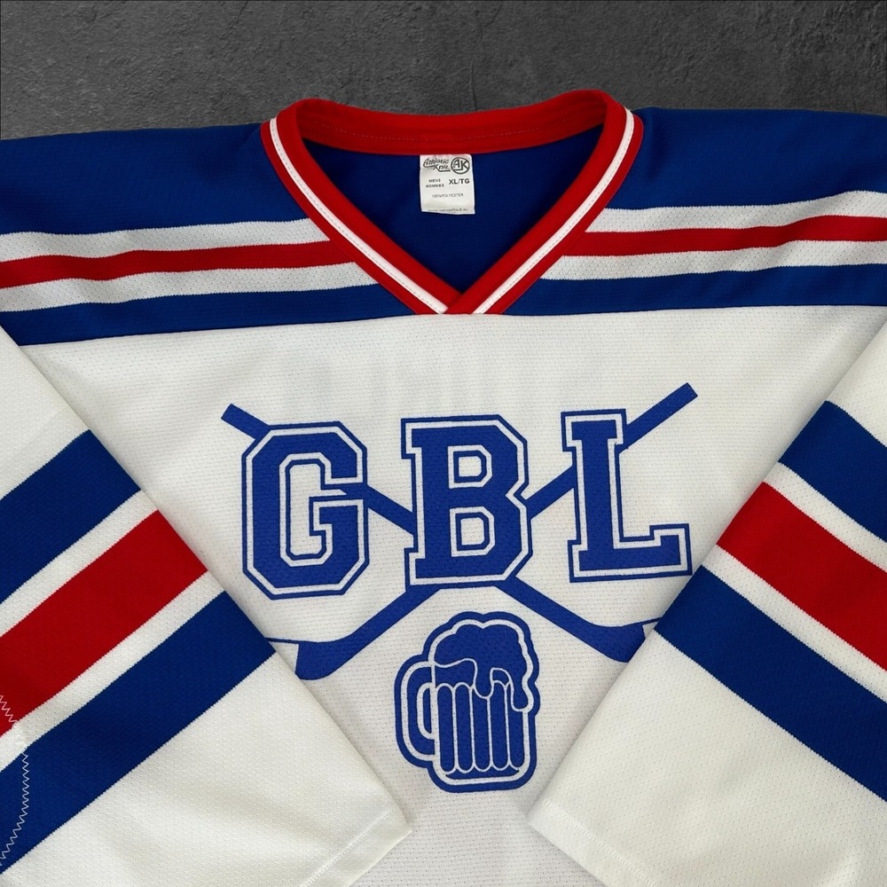 Athletic Knit Hockey Jersey Size XL GBL STORCH 16 White Made in Canada